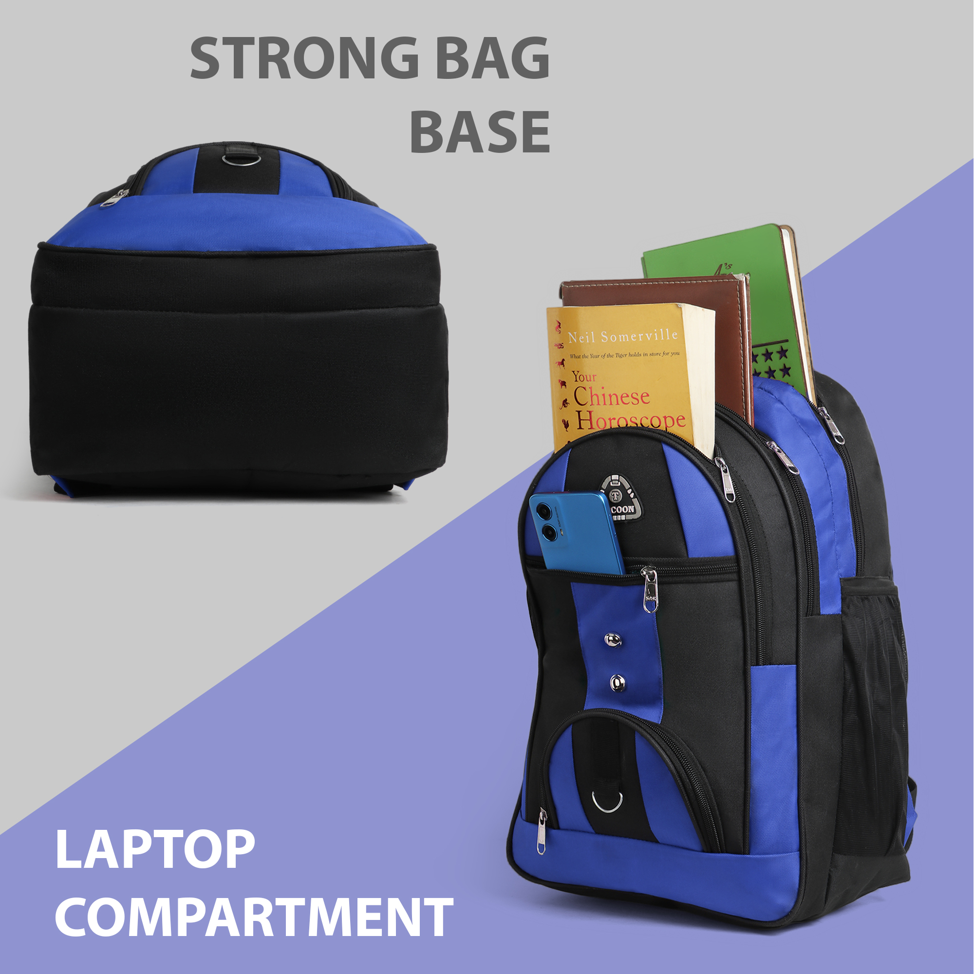 School Mazic Blue Bag